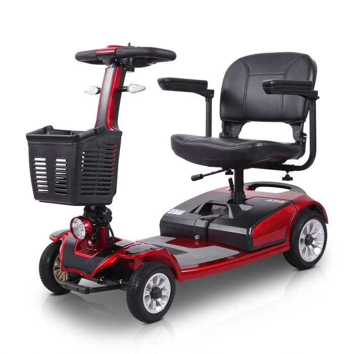 FoldScoot FS-TRAVEL35 Heavy-Duty 4-Wheel Mobility Scooter, 22-Mile Range, 419-lb Capacity