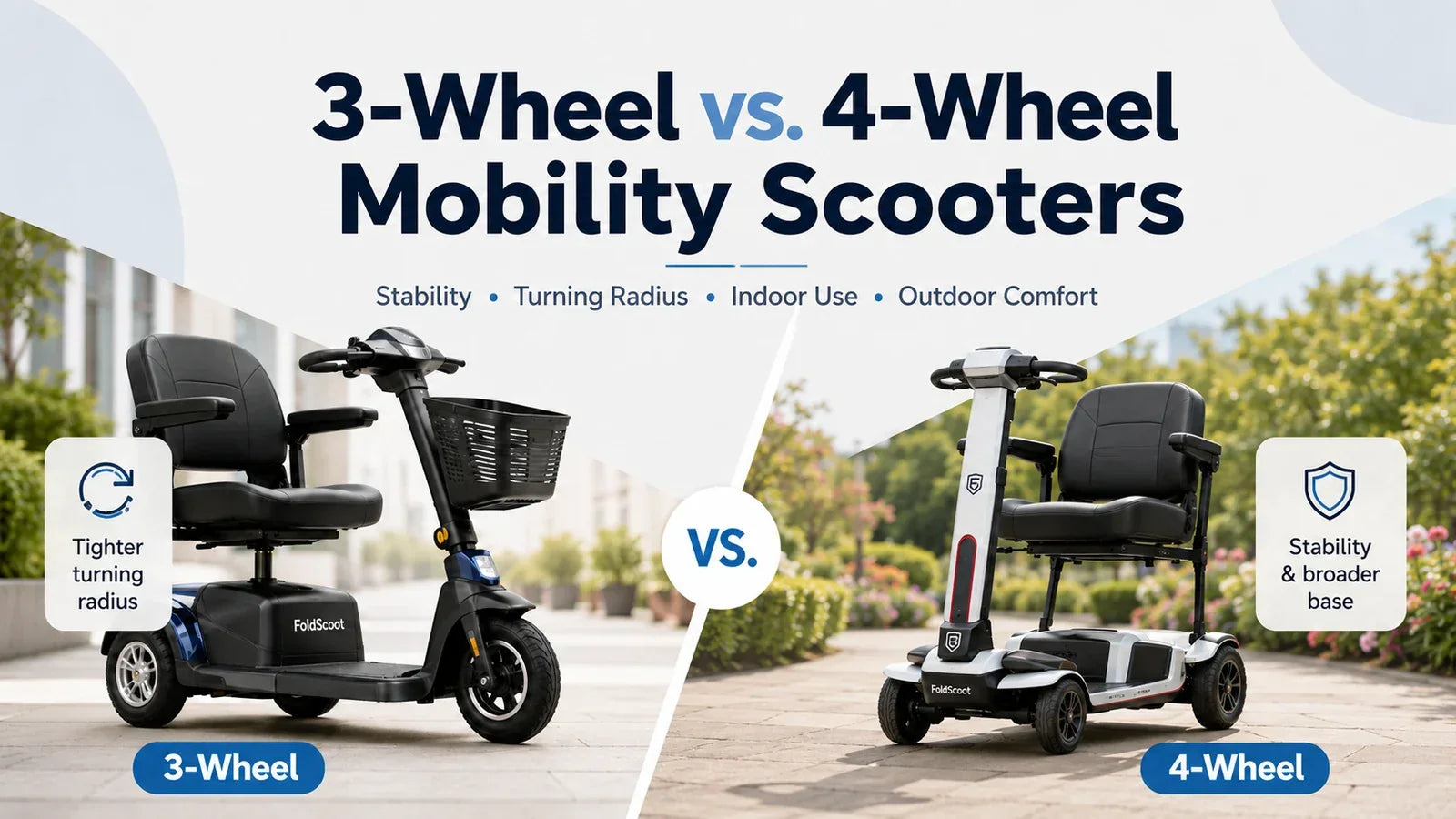 4-Wheel vs. 3-Wheel Mobility Scooters: Which Is Better?