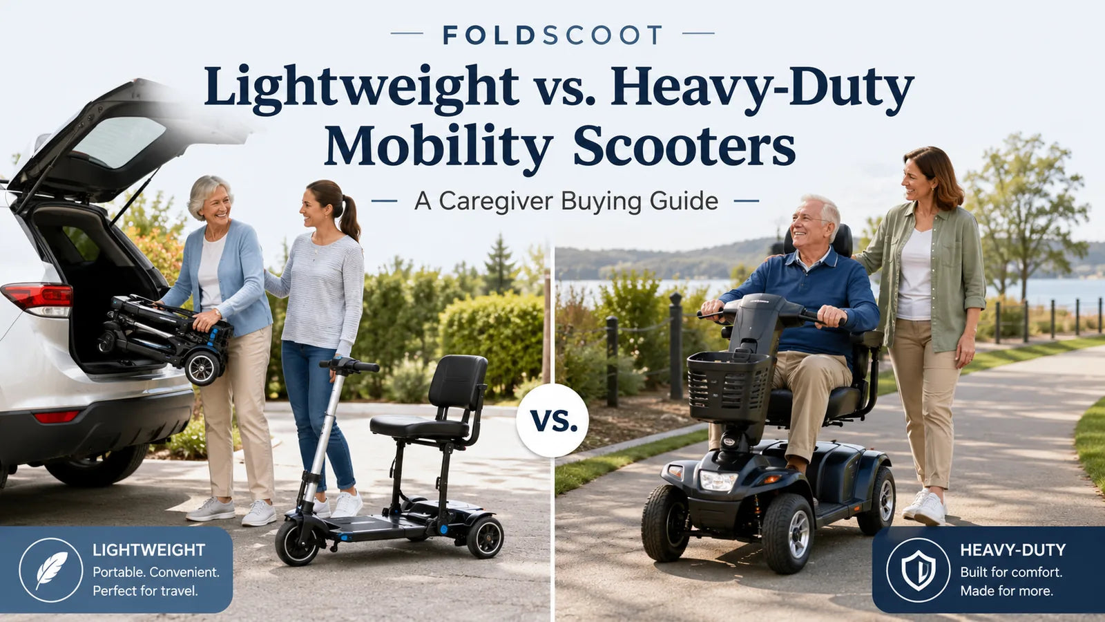 Lightweight vs Heavy-Duty Mobility Scooters: A Caregiver Buying Guide