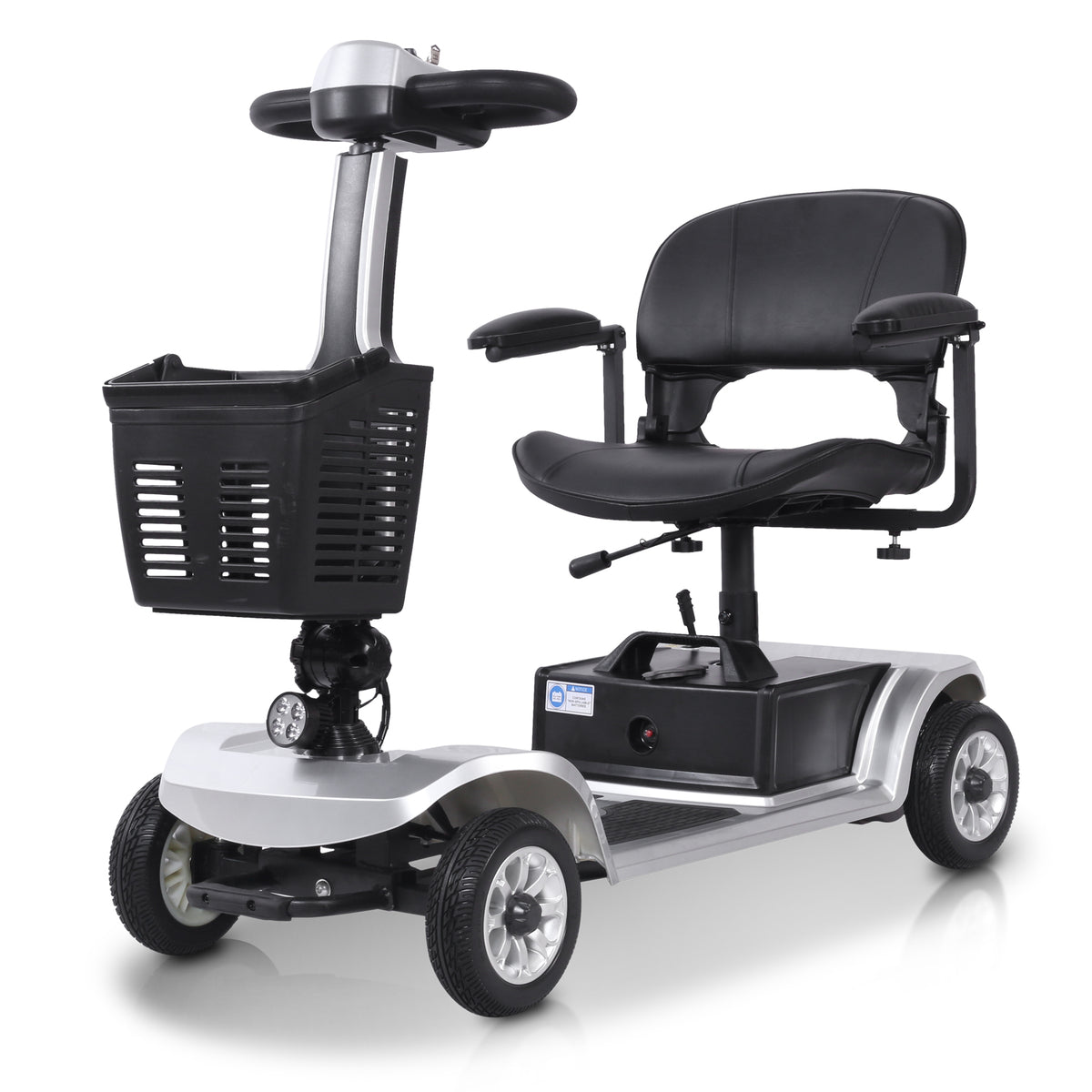 FoldScoot FS-C2 silver 4-wheel mobility scooter