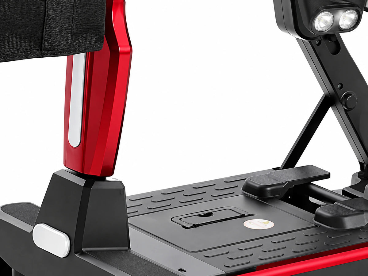FoldScoot FS-T3 dual LED headlights