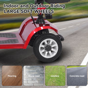 FoldScoot FS-M1 solid tires for suitable indoor and outdoor surfaces