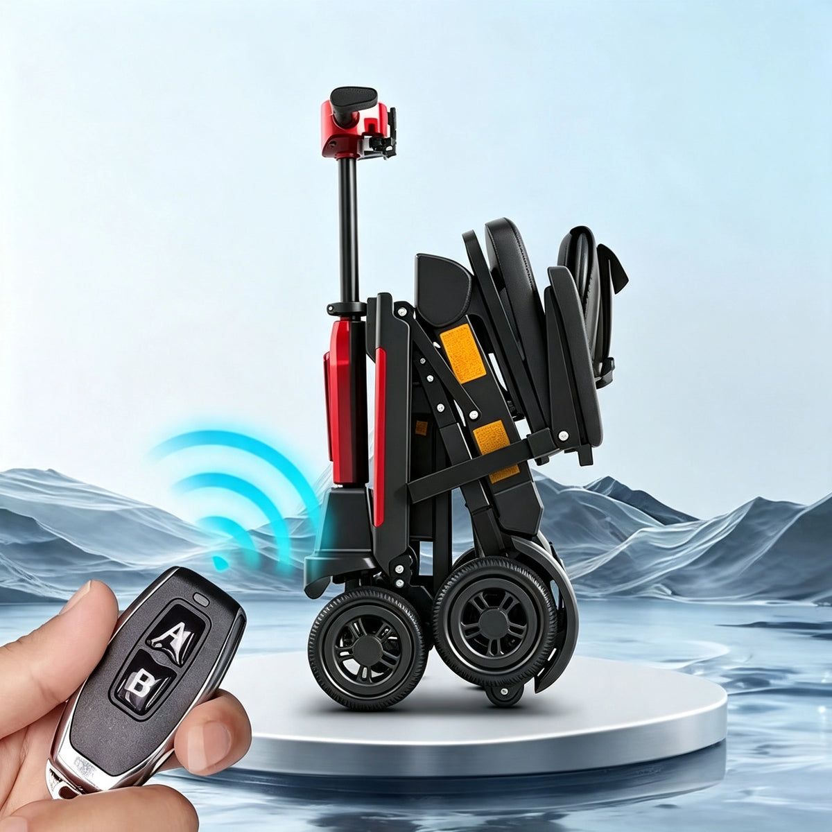 FoldScoot FS-T3 folding 4-wheel travel mobility scooter - product image 8