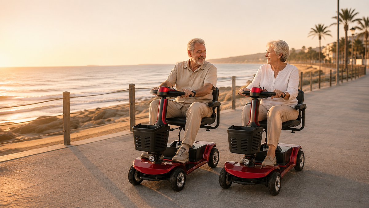 FoldScoot FS-C2 4-Wheel Comfort Mobility Scooters