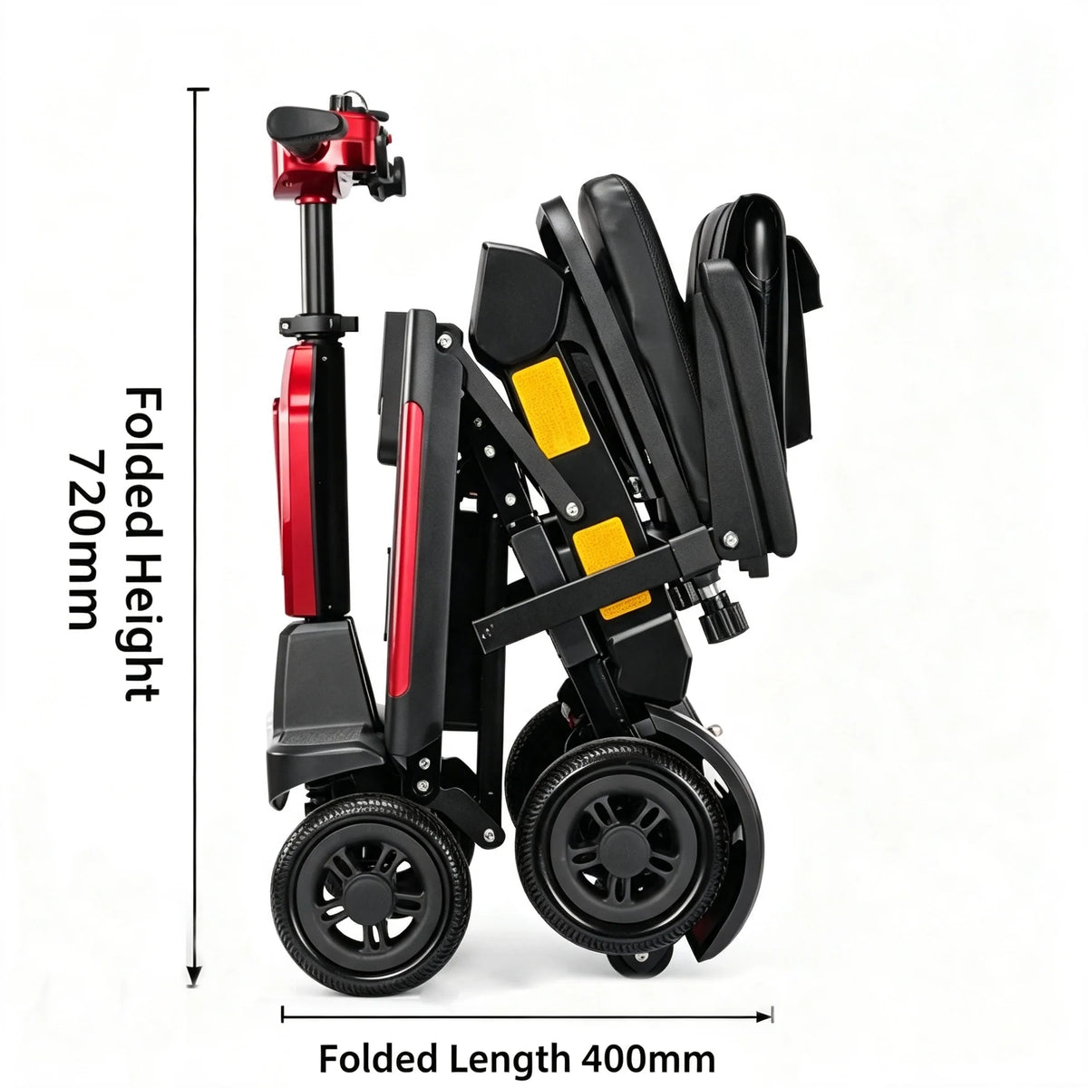 FoldScoot FS-T3 4-Wheel Travel Mobility Scooter dimensions 2