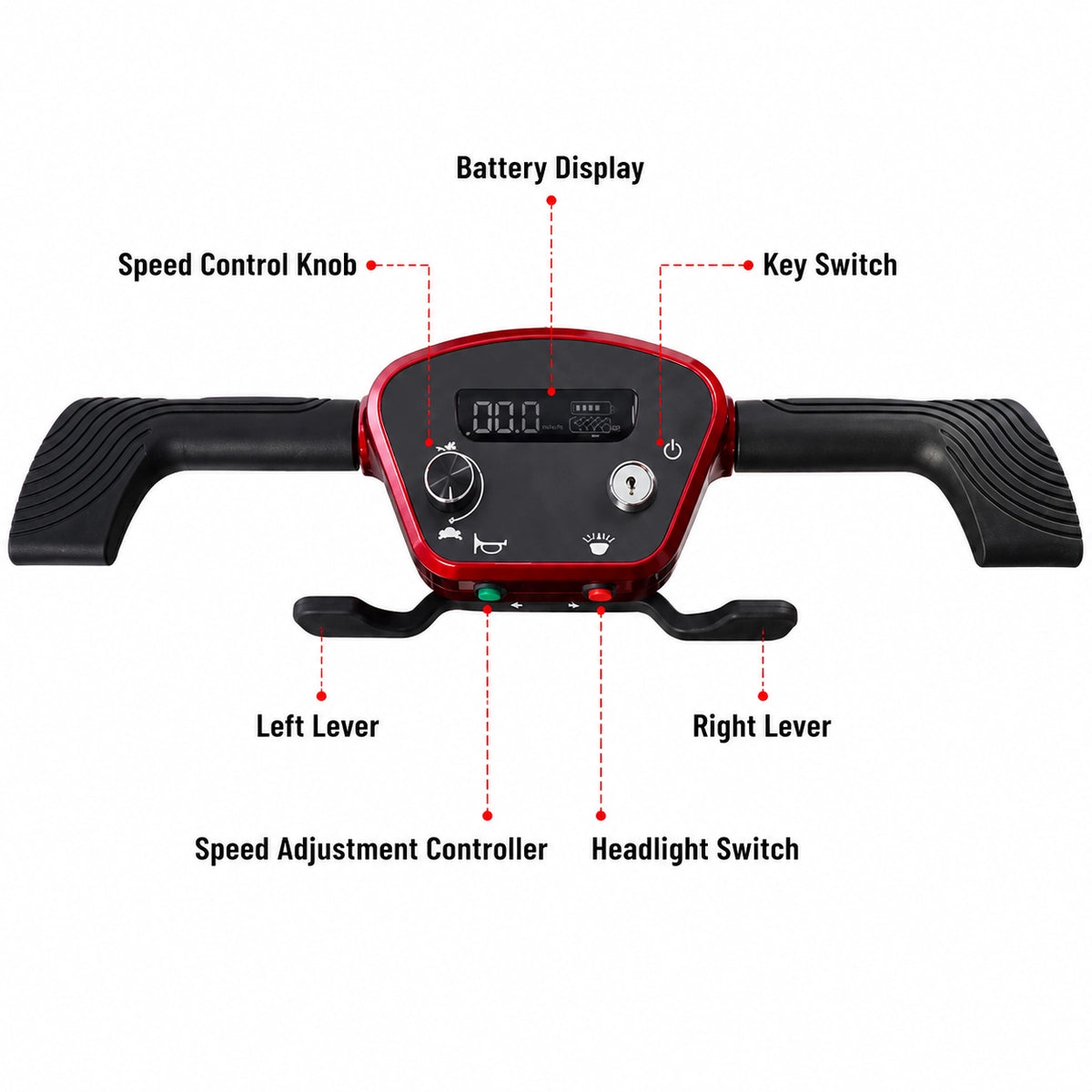 FoldScoot FS-T2 automatic folding 4-wheel mobility scooter - product image 6