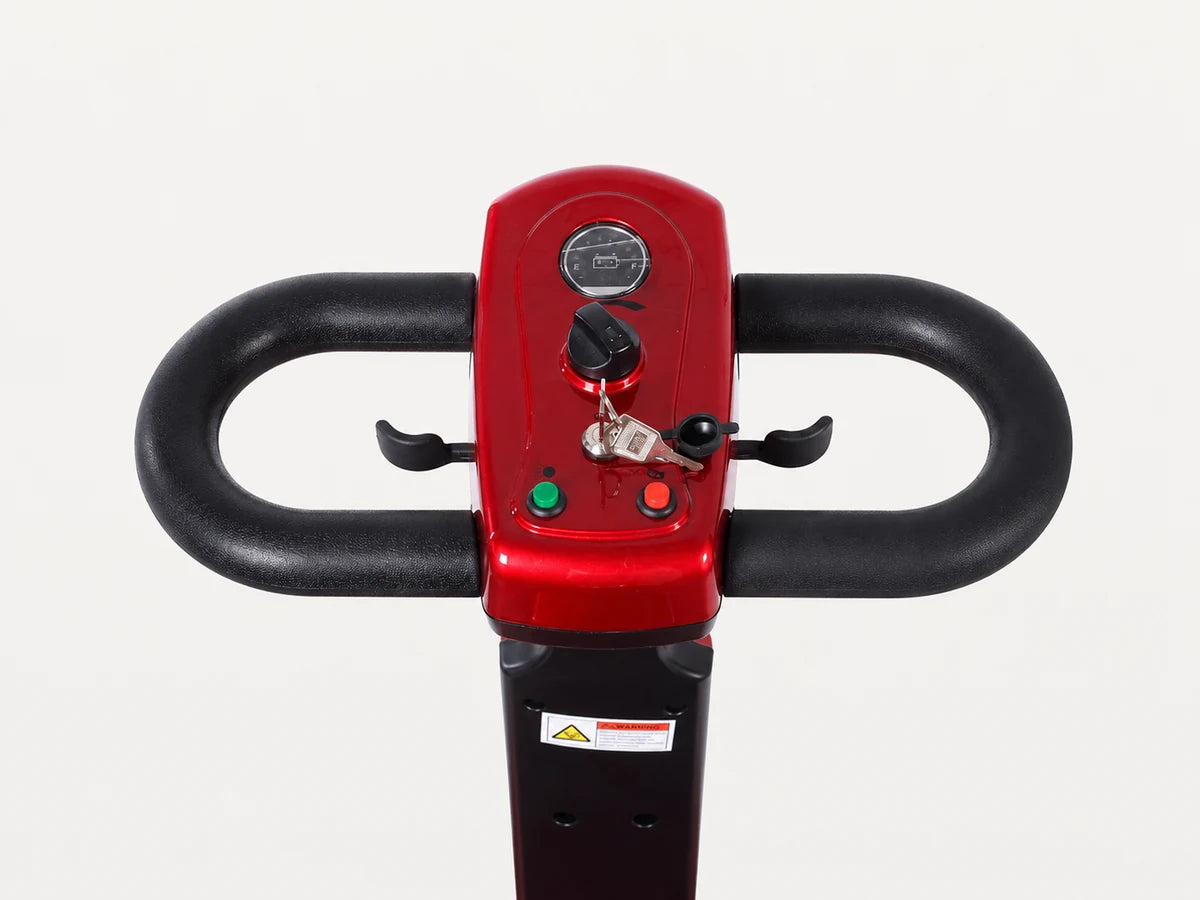 Red FoldScoot FS-C2 mobility scooter control panel