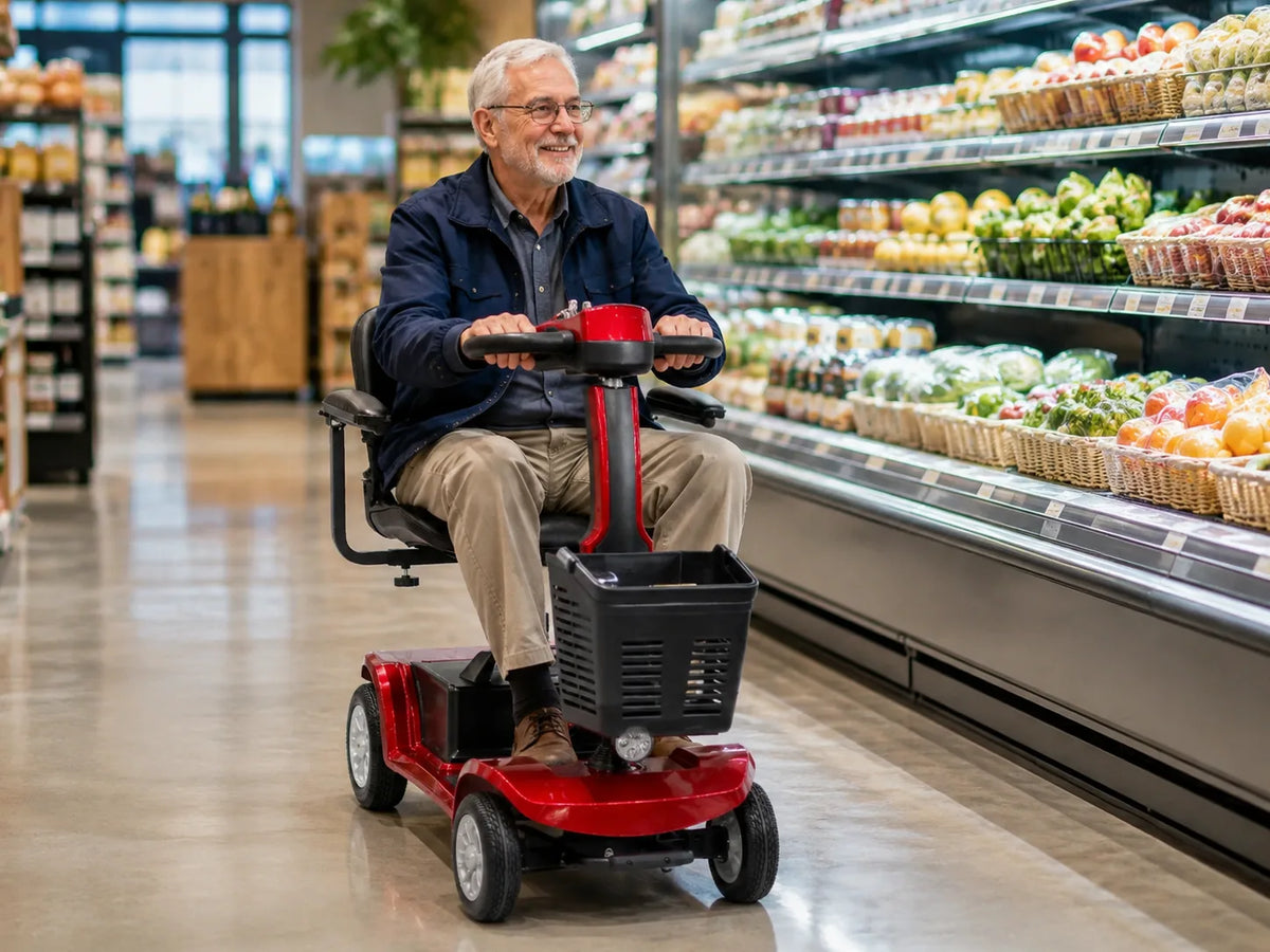 FoldScoot FS-C2 4-Wheel Comfort Mobility Scooters