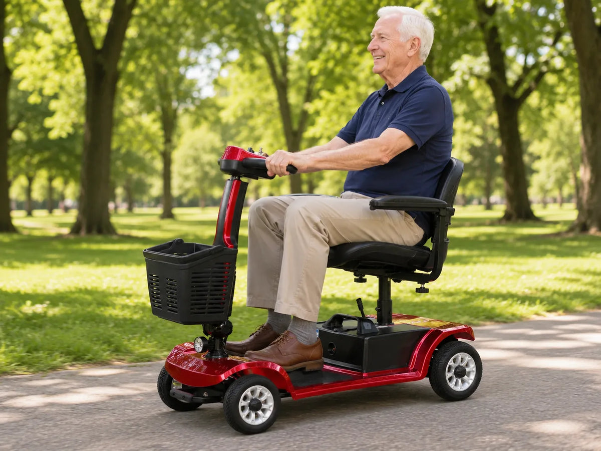 FoldScoot FS-C2 4-Wheel Comfort Mobility Scooters