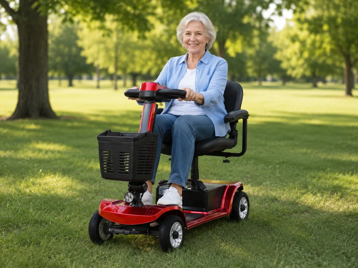 FoldScoot FS-C2 4-Wheel Comfort Mobility Scooters