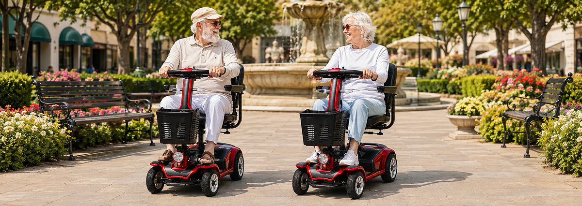 FoldScoot FS-C3 4-Wheel Comfort Mobility Scooters