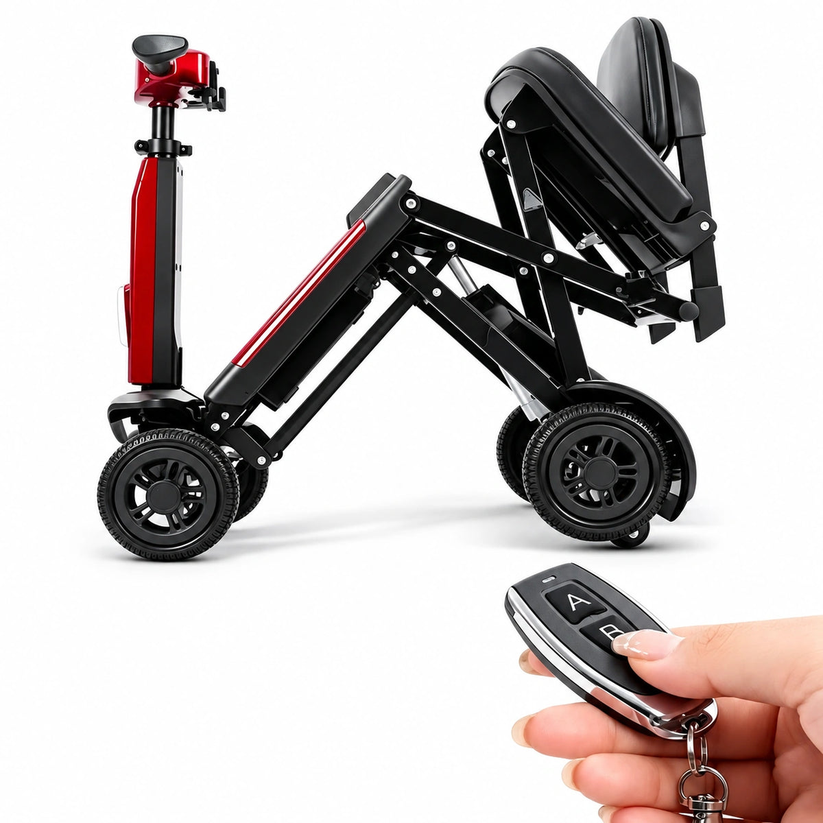 FoldScoot FS-T2 4-Wheel Travel Mobility Scooter
