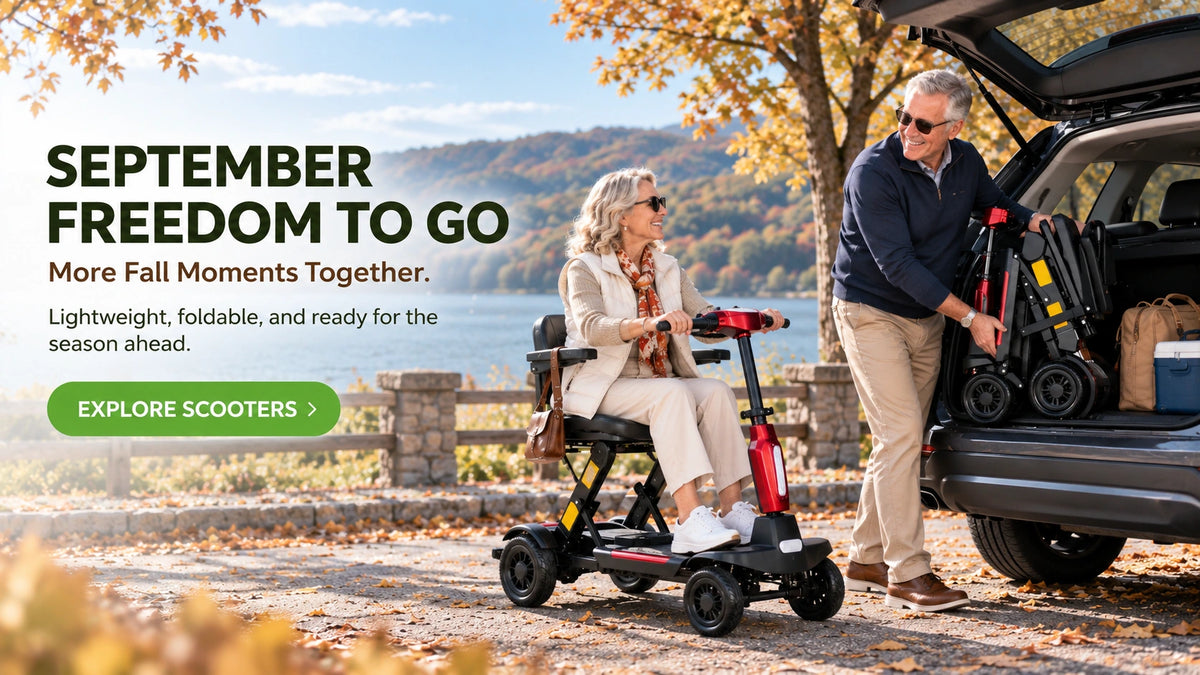 FOLDSCOOT mobility scooter banner