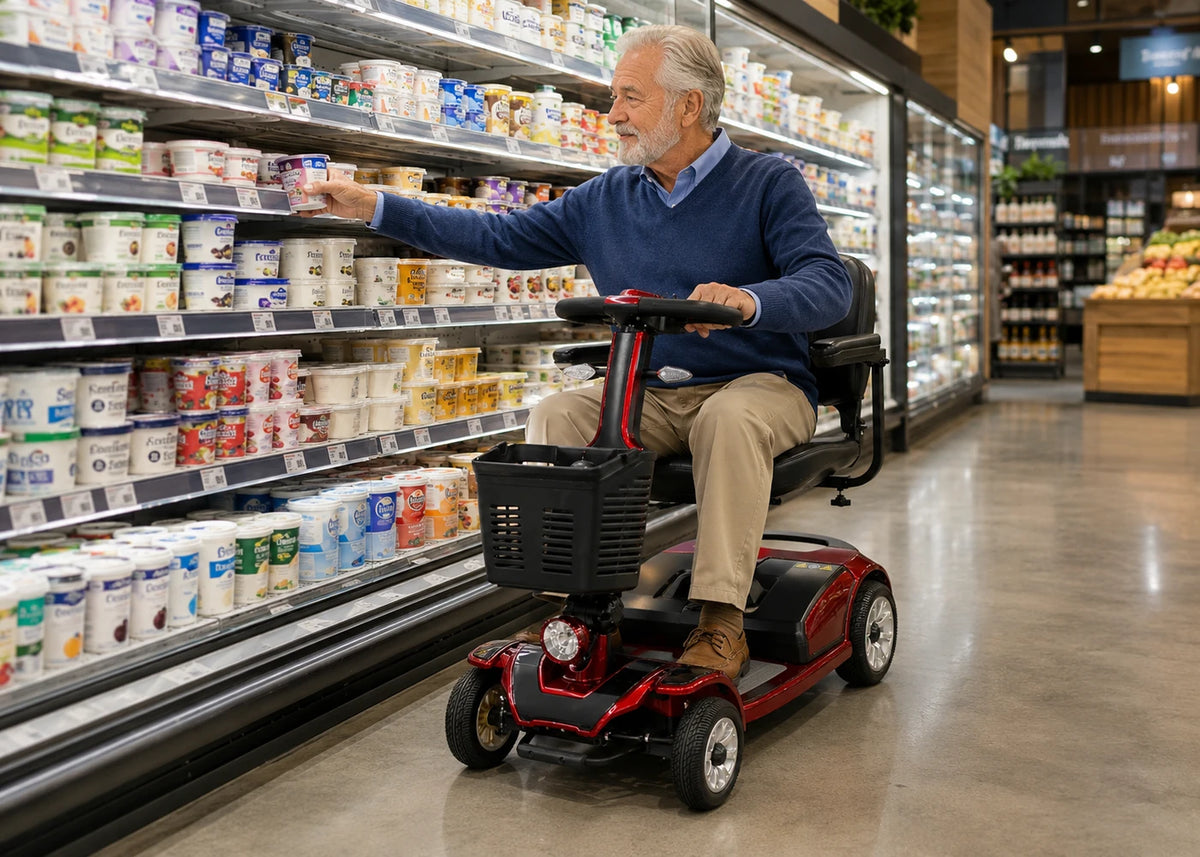 FoldScoot FS-C3 4-Wheel Comfort Mobility Scooters
