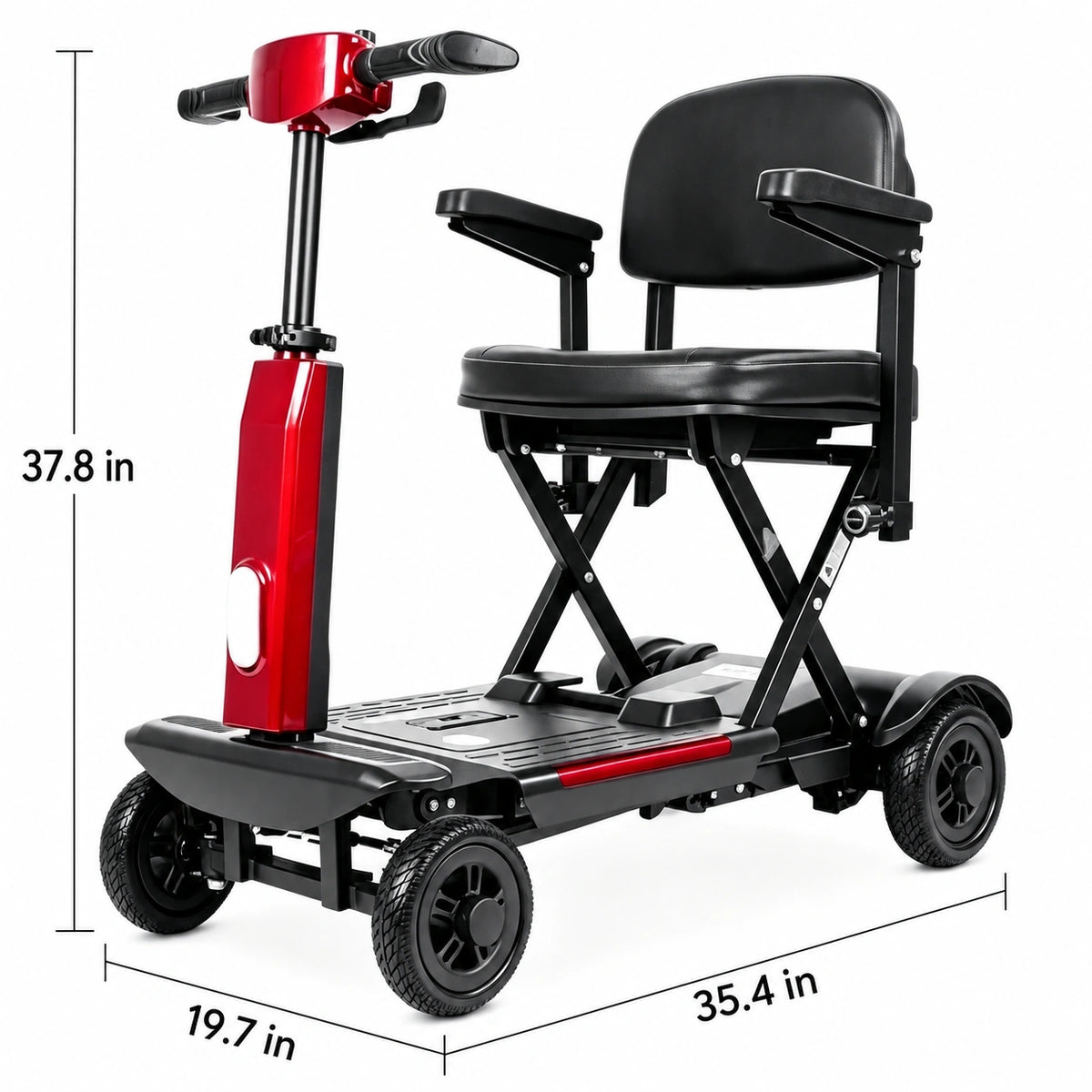 FoldScoot FS-T2 automatic folding 4-wheel mobility scooter - product image 4