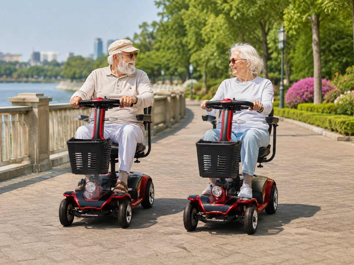 FoldScoot FS-C3 4-Wheel Comfort Mobility Scooters