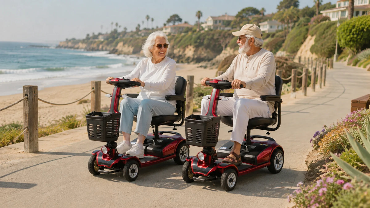 FoldScoot FS-C3 4-Wheel Comfort Mobility Scooters